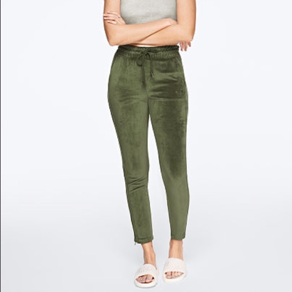 VS PINK Velour Track Pant